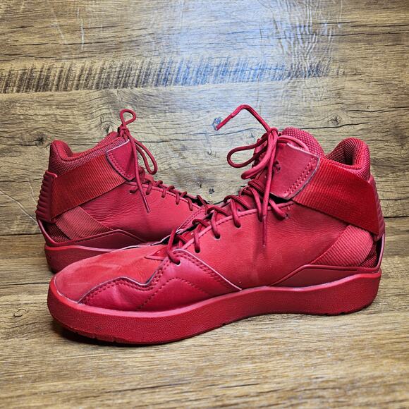 adidas Crestwood Mid-top Triple Red Sneaker sz 5.5 youth - Picture 2 of 10